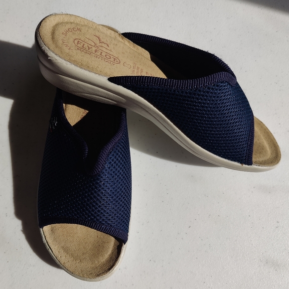 Fly Flot Anatomic Anti-Shock Comfort Slide Sandals - Euro 37 - Picture 1 of 9